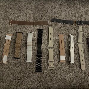 Assorted Watch Bands in Neutral Tones